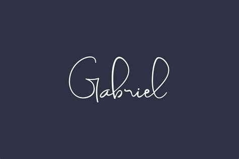 Gabriel Free Font 01 Fonts Shmonts