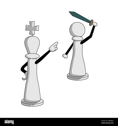 chess pawn and of queen stock vector images alamy