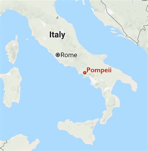 Pompeii Bodies Location Map