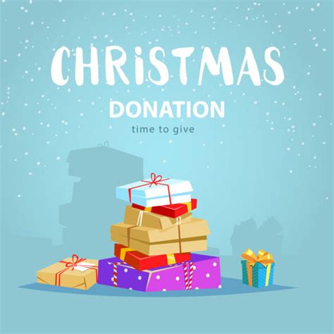 Christmas Donation Illustrations Royalty Free Vector Graphics And Clip