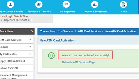 How To Activate Your New Sbi Atm Debit Card Online Bankingtricks