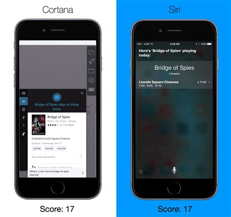 Siri Vs Cortana Shoot Out On The Iphone