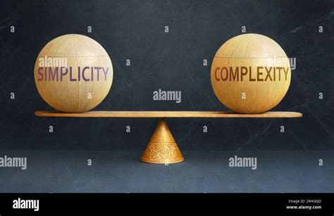Simplicity And Complexity In Balance A Metaphor Showing The