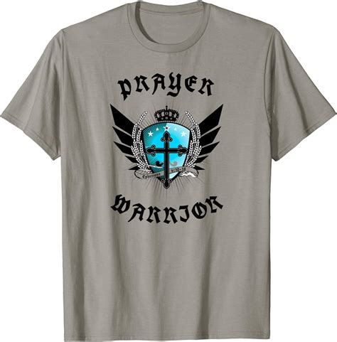 Inspirational Christian Prayer Warrior With Scripture T