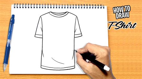 How To Draw T Shirt Step By Step Youtube