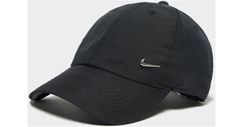 Nike Synthetic Side Swoosh Cap In Black For Men Lyst