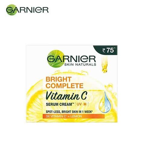 Garnier Bright Complete Vitamin C Serum Cream Uv Moisturizing Face Cream