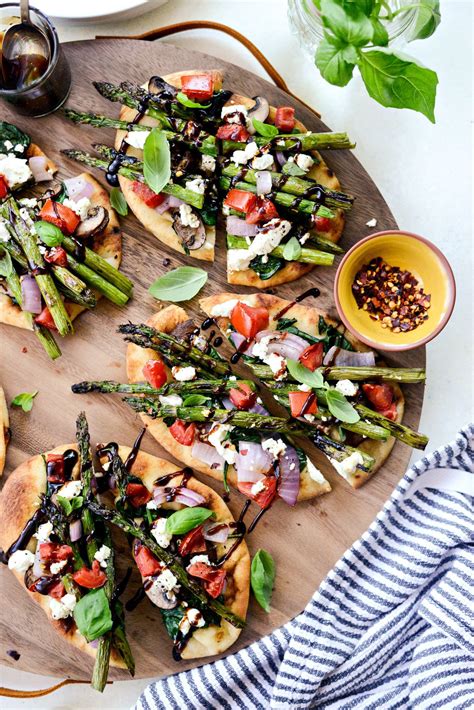 Vegetable And Goat Cheese Flatbread Simply Scratch