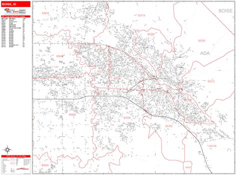 The Ultimate Guide To Boise Idaho Zip Code Map Map Of Counties In