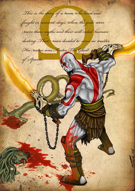 Kratos Vs Medusablood4blood By Artofjustaman On Deviantart