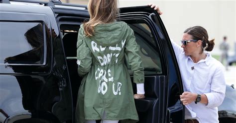 Tweets About ”i Really Do Care Are The Best Response To Melania Trump S Jacket Controversy