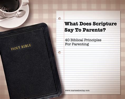 40 Biblical Principles For Parenting Marissa Henley