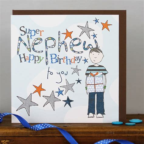 Maybe you would like to learn more about one of these? happy birthday nephew card by molly mae | notonthehighstreet.com