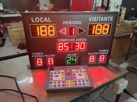 Portable Moving Scoreboard Changeable Sign 3 Digital Electronic