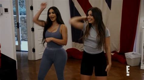 Kim Kardashian Shows Flexibility Learning Tiktok Dance With Addison Rae