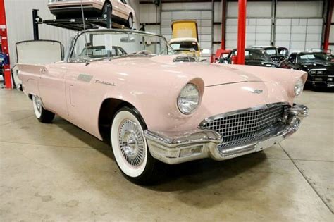 1957 Ford Thunderbird 8479 Miles Pink Convertible 312ci V8 Automatic