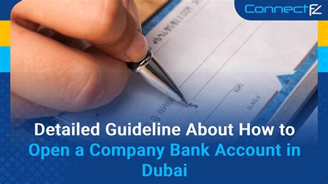 How To Open A Company Bank Account In Dubai