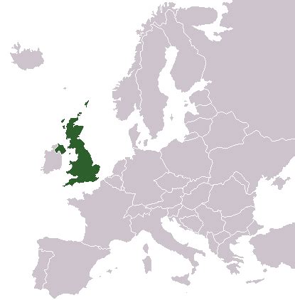 Illustration über einfache karte von europa in den farben. File:LocationUnitedKingdomInEurope.png - Wikimedia Commons