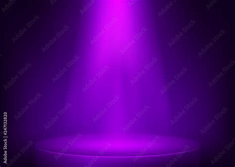 Purple Scene Illuminated Spotlight Show Spotlight Background Light