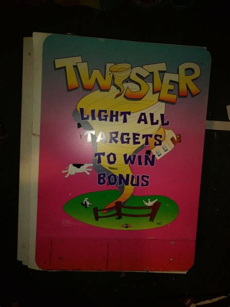 Twister Arcade Redemption Sign Marquee Ebay