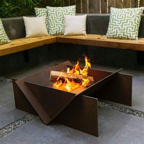 Top 60 Best Metal Fire Pit Ideas Steel Backyard Designs
