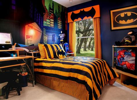 Modern superhero boys room, source: 20 of The Most Awesome Superhero Themed Bedrooms