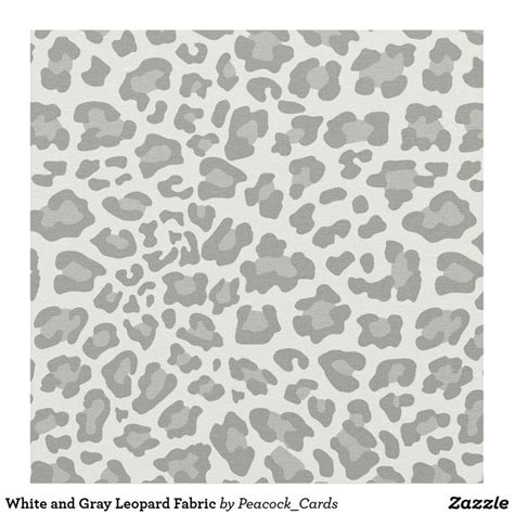 White And Gray Leopard Fabric In 2021 Leopard Fabric Grey Leopard