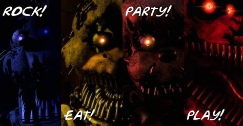 Fnaf 4 Party Time Nightmare Poster By Bluewolfavengerdeviantart