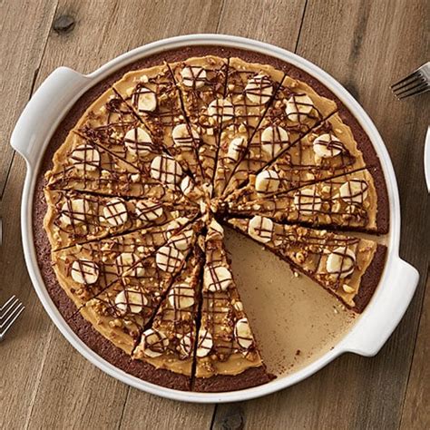Peanutty Brownie Pizza Recipes Pampered Chef Us Site