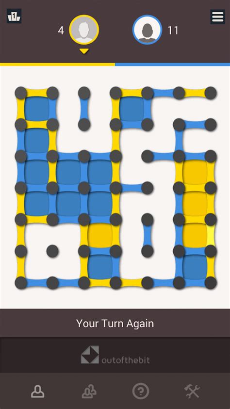 A player that completes the fourth side of a square (a box) when all boxes have been colored, the game ends and the player who has colored more boxes wins. Dots and Boxes - Classic Strategy Board Games - Android ...