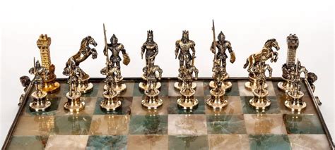 Sold Price A Magnificent Silver And Silver Gilt And Marble Chess Set