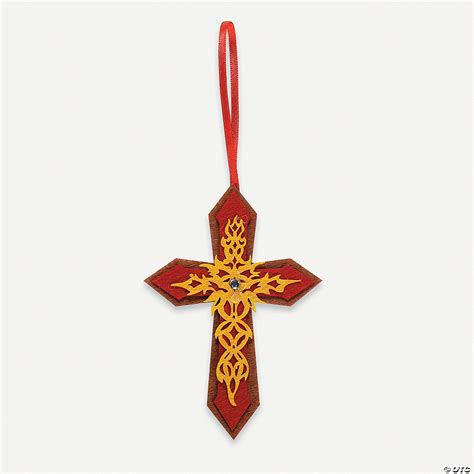 Adult Religious Cross Felt Ornament Craft Kit Discontinued