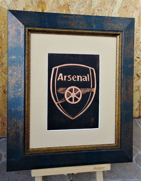 Arsenal Fc Arsenal Wall Logo Soccer Metal Wall Art Etsy