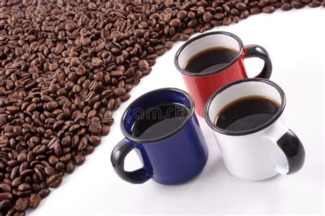 Red Espresso Cup 2 Stock Photo Image Of Tableware Shop 2031676