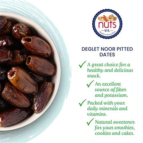 Nuts Us California Dried Pitted Dates No Added Sugar And No