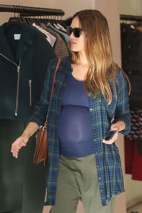 Pregnant Jessica Alba Out Shopping In Beverly Hills Hawtcelebs