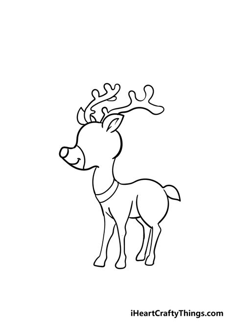 How To Draw A Reindeer Easy Step By Step Best Liffeent75