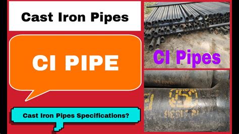 Cast Iron Pipes Youtube