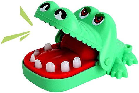 Large Mouth Crocodile Biting Finger Jokes Toys Mini Crocodile Teeth