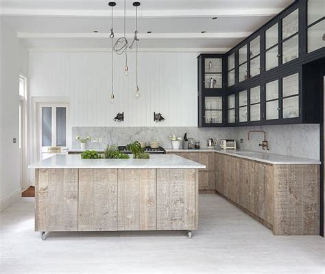 White Washed Wood Floor Meets Home with Industrial Style | HomesFeed