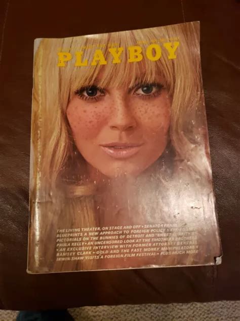 Playboy Magazine August 1969 Playmate Debbie Hopper Bunnies Of Detroit