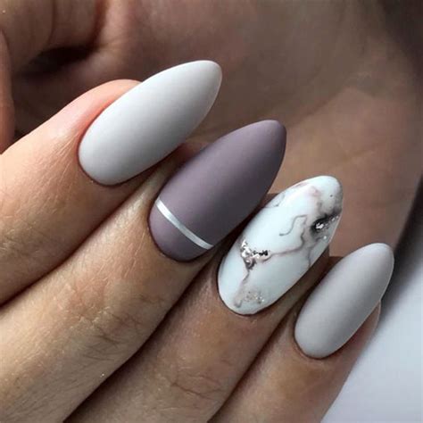 10 Almond Marble Nails Ideas Ostty