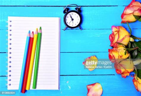 Colored Pencil Flower Photos And Premium High Res Pictures Getty Images