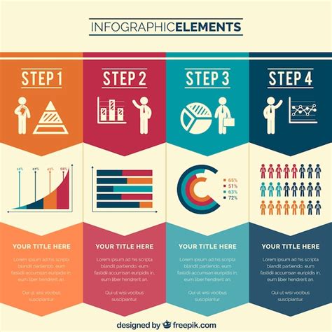 Steps Infographic 6 Step Process To Amazing Infographic Design An