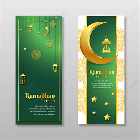 Green Templates Of Banner Ramadan Kareem Template Download On Pngtree