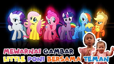 mewarnai gambar  pony cynay official youtube