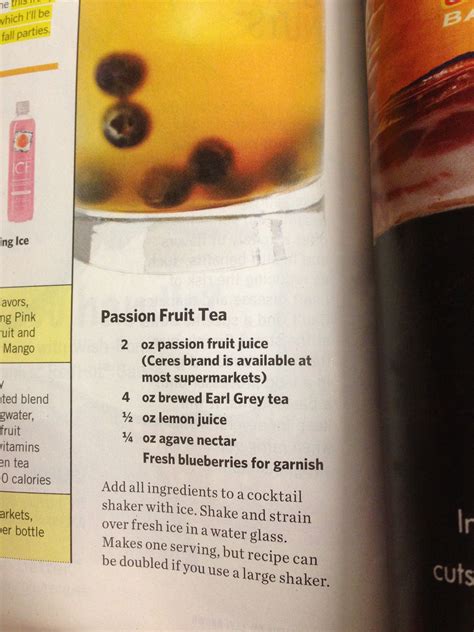 Passion fruit tea | Passion fruit tea, Passion fruit juice, Passion fruit