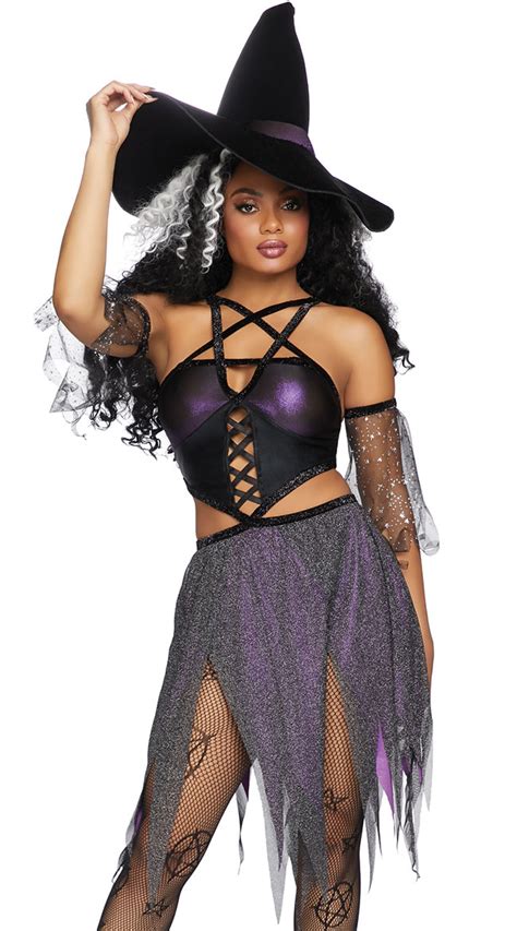 Sexy Spellcaster Costume Edgy Witch Costume Yandy Com