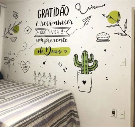 Desenhos Para Parede De Quarto 50 Ideias E Dicas Para Fazer