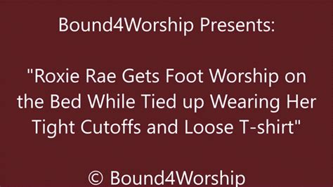 Bound4worship Alina Long Hogtie Foot Worship Sd